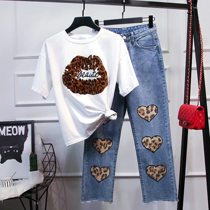 HIGH STREET Новый стильный 2020 подиумный костюм набор женский короткий рукав Футболка