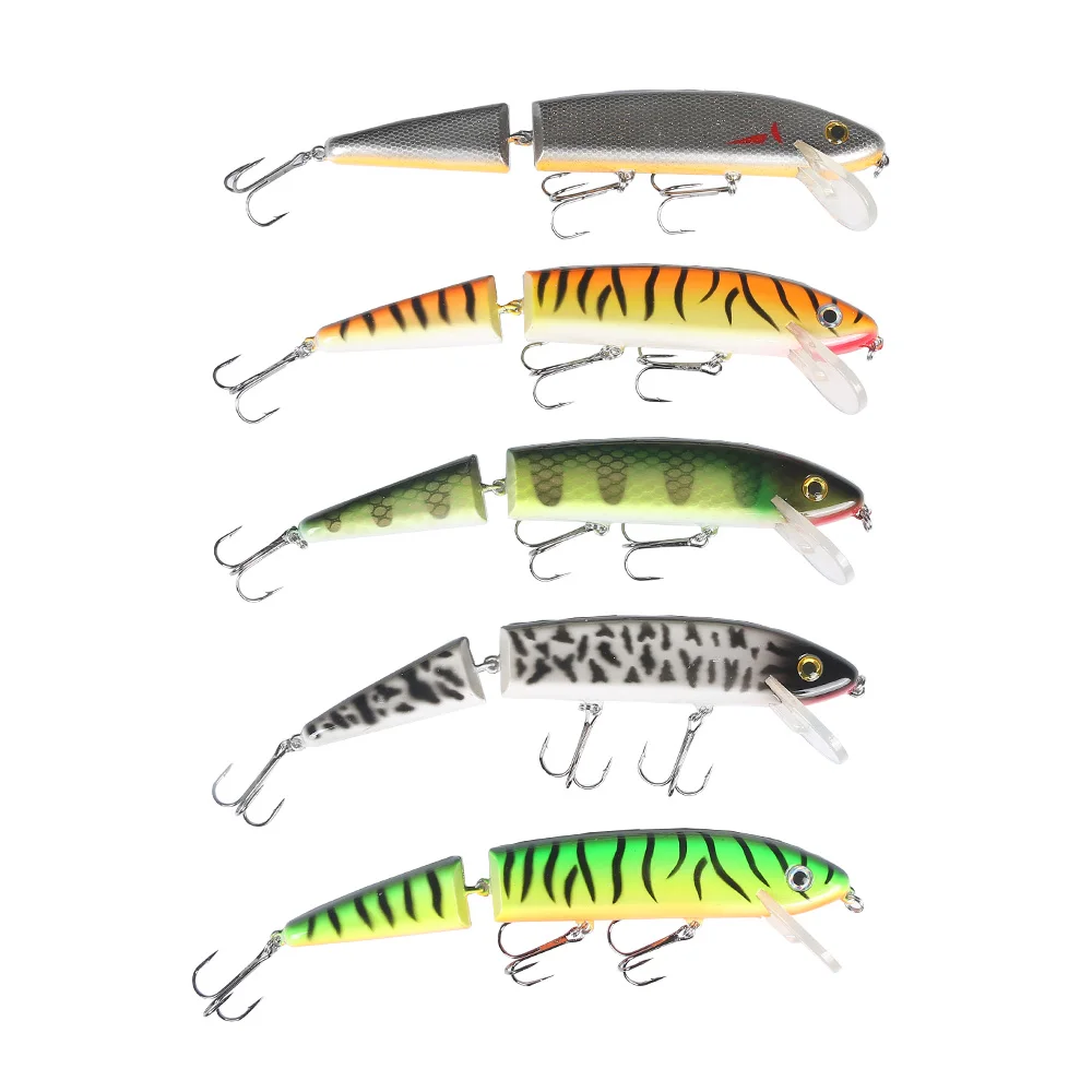 

1 Pc / set 250mm 51g Fishing Lure Artificial Minnow Lure Bait Wobblers Crankbait 2 Segments Swimmer Fish Hard Baits Treble Hooks