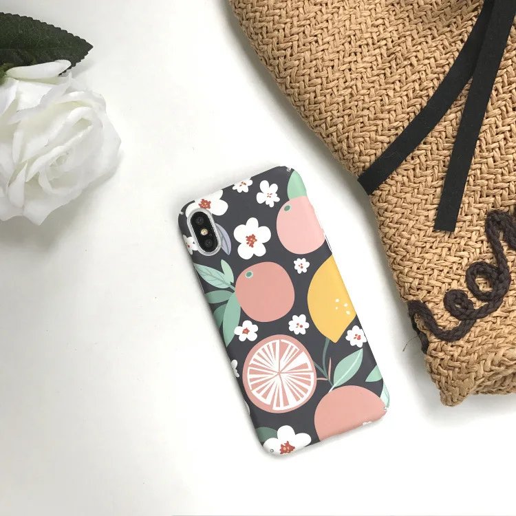 Роскошный чехол для телефона в Корейском стиле с белыми цветами iPhone 7 Puls 6 6S 8 X XS Max