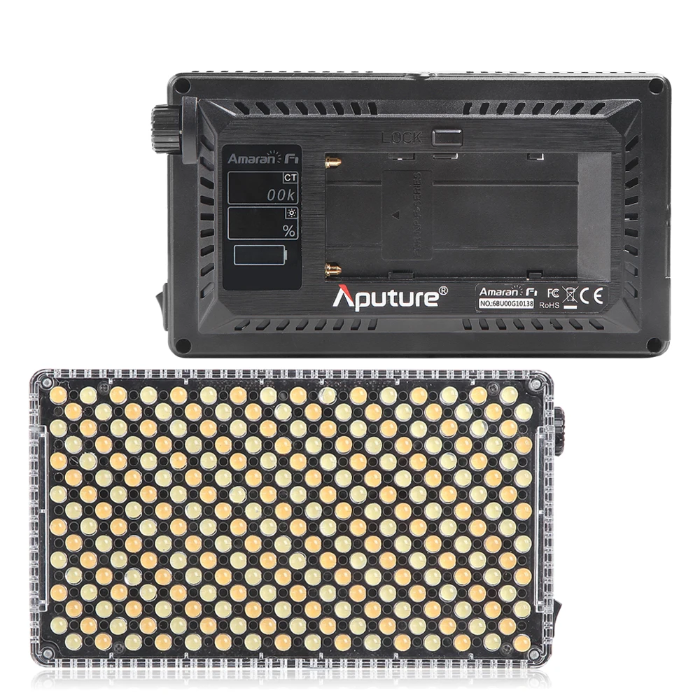 Aputure 2 шт. AL F7 цветовая температура 3200 9500K CRI/TLCI 95 + бесступенчатая регулировка на