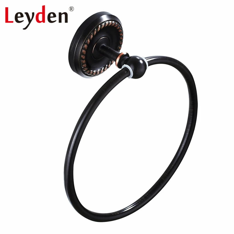 Высококачественный ORB/античный латунный держатель для полотенец Leyden настенный в