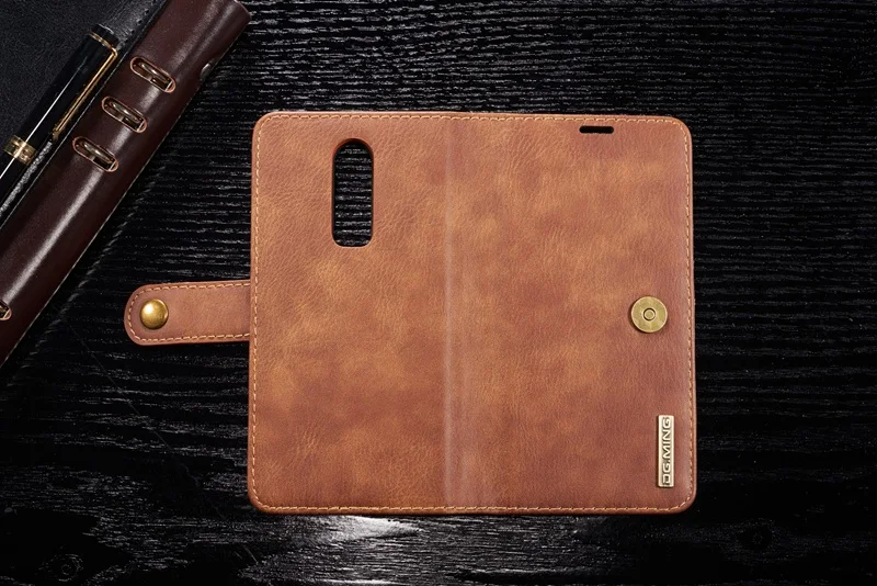 Съемный Магнитный Флип кожаный чехол для One Plus 6 Чехол футляр OnePlus подставка