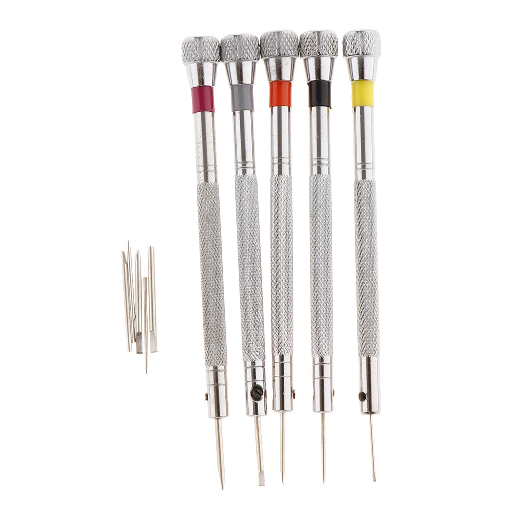 

5Pcs Precision Screwdriver Glasses Jewelry Watchmaker Watch Repair Tool