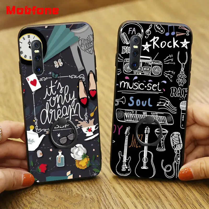 BBK Vivo X27/Y93/Y97 чехол Забавный мультяшный для телефона X27 Y93 Y97 Капа Coque +