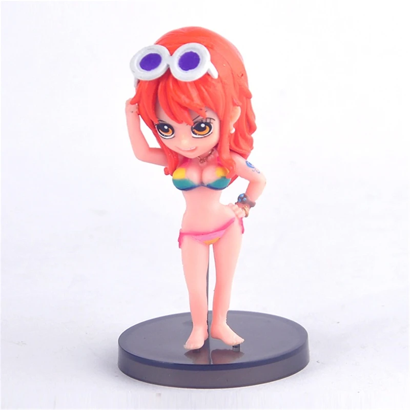 Фигурки героев аниме Luffy Zoro Nami Usopp Sanji Robin Doflamingo Brook ПВХ Коллекционная модель