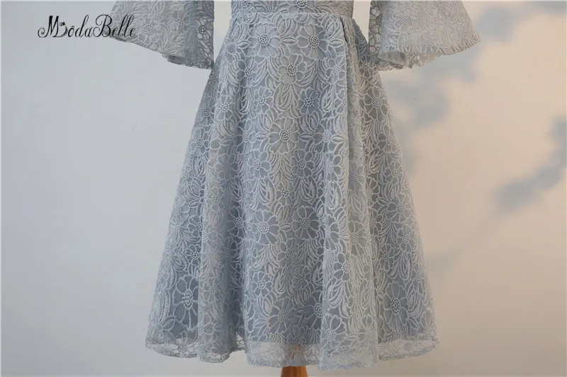 Женское короткое платье для выпускного вечера modabelle недорогое кружевное с