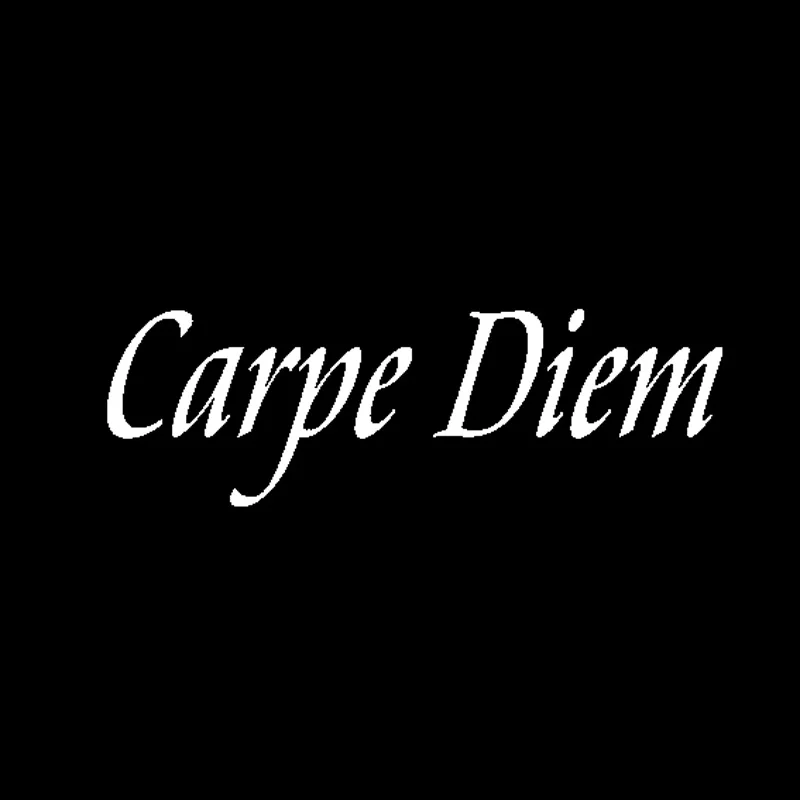 QYPF 16 3 см * 5 1 Модный автомобильный Стайлинг Carpe Diem английские слова виниловая