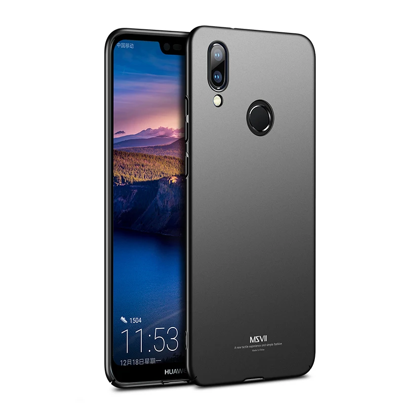 Чехол для huawei nova 3i MSVII Жесткий Тонкий матовый защитный чехол из поликарбоната 3