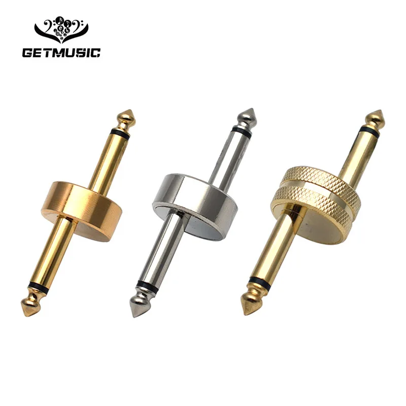 Бесплатная доставка 5 шт. оптовая продажа золотистый гитарный Педальный разъем 6