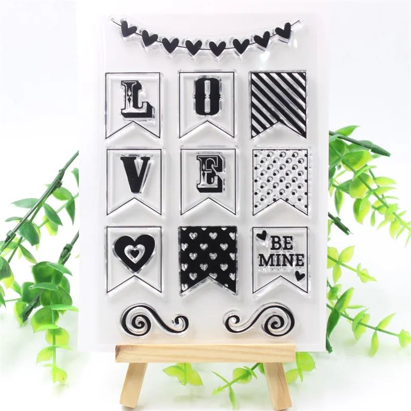 YPP CRAFT любовь прозрачный силиконовый штампы для DIY Скрапбукинг/карты/Дети весело украшения поставки 227
