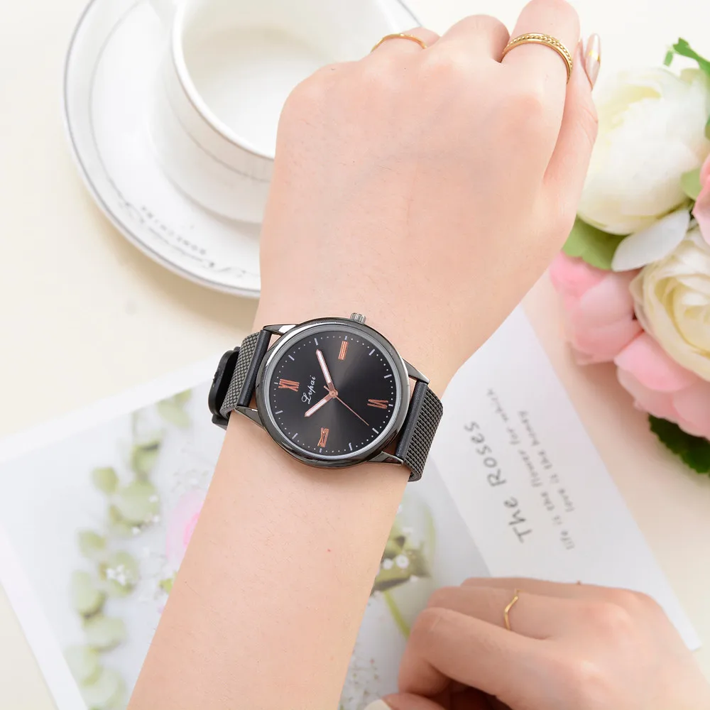 Montre Femme, женские часы, высокое качество, розовое золото, женские повседневные кварцевые часы с силиконовым ремешком, аналоговые наручные часы для подарков, reloj mujer F4
