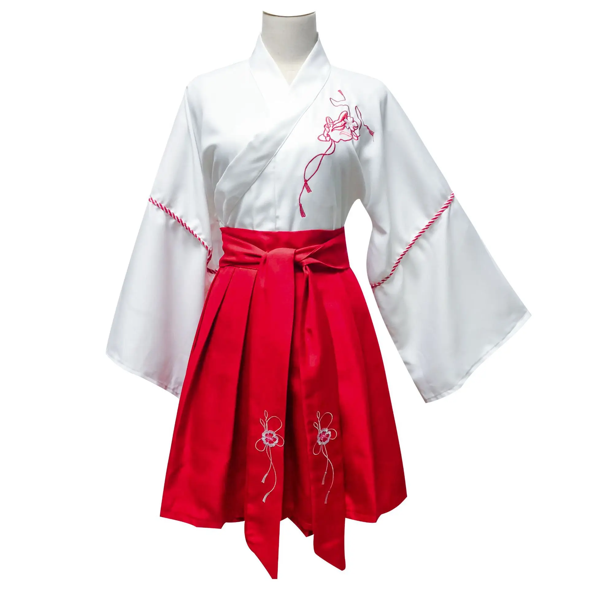 Chinese style Hanfu Spring and Autumn Daily adult female students traditional costume embroidery fresh elegant photo suit |