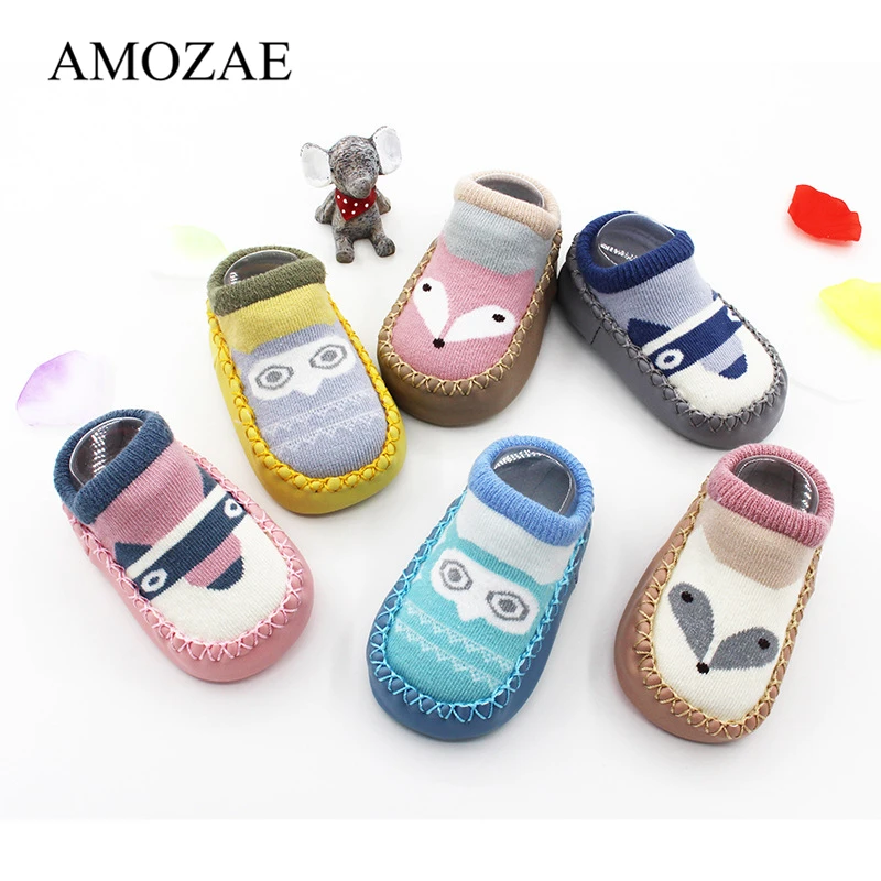 Носки для новорожденных Детские с рисунком животных из мультфильмов девочек и