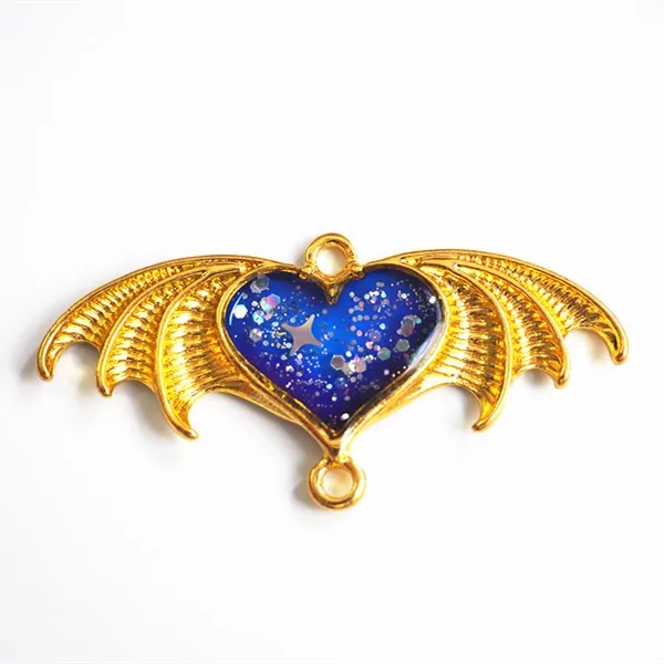 Подвеска на металлическом каркасе Arrow of love wing золотистая подвеска с подвеской в