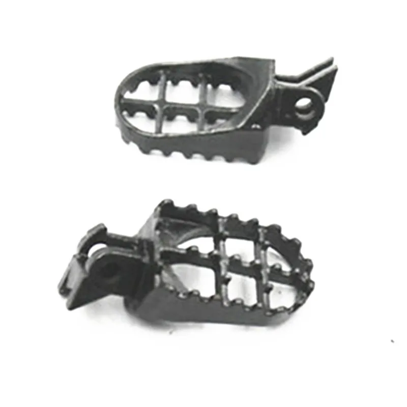 

2x Gray Steel Foot Pegs Footpegs Motorcycle For Kawasaki KX125 KX250 1997-20011988-1990 KX500
