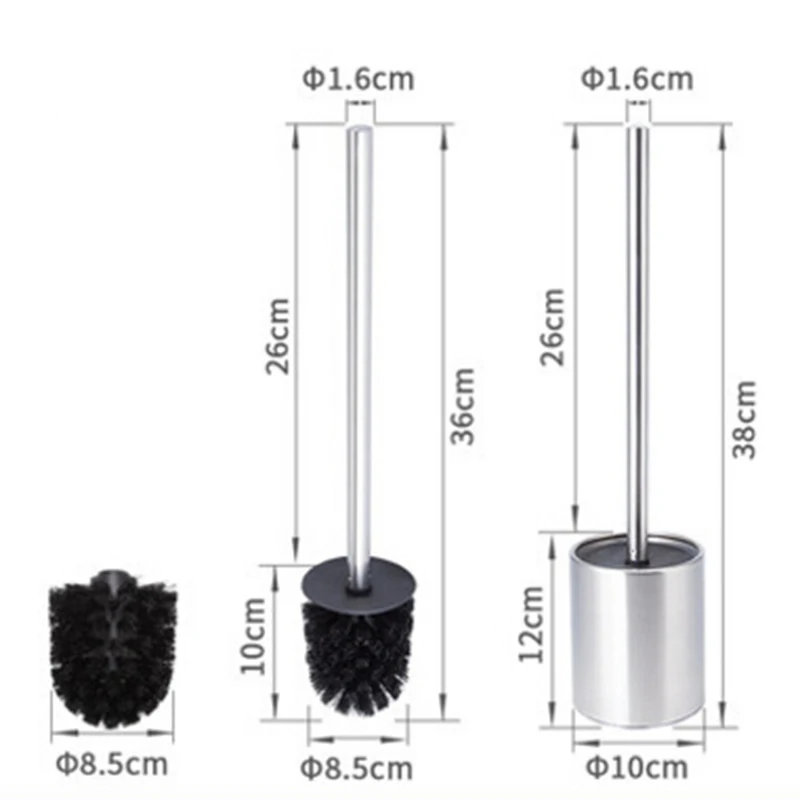 Набор щёток для унитаза из нержавеющей стали|bathroom clean|cleaning brushbathroom toilet brush set |