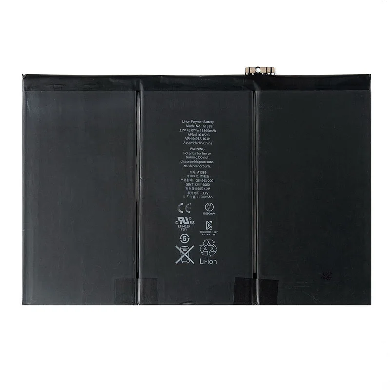 Батарея 7XINbox 11560 мА/ч 3 7 В A1389 для Apple iPad 4 поколения A1403 A1416 A1430 A1458 A1460