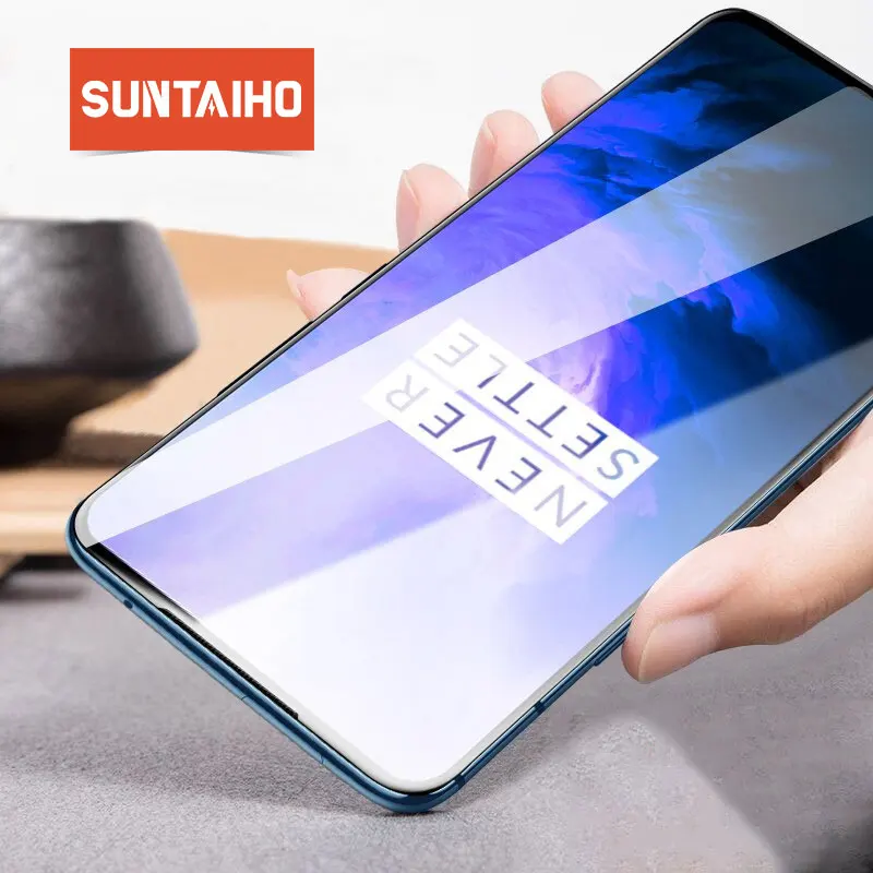 Suntaiho для Oneplus 7 pro 6T защита экрана полное покрытие закаленное стекло 5 6 защитная