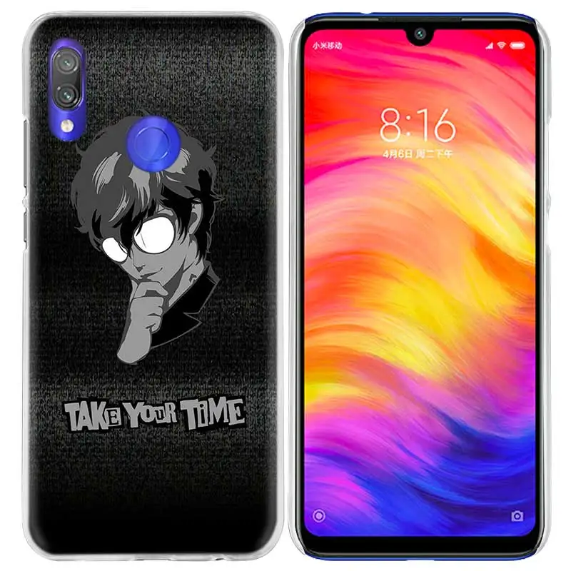 Чехол для телефона P5 Persona 5 аниме для Xiao mi Red mi Go Note 7 6 6A Pro S2 5 5A 4X mi A1 A2 9 mi x 3 5G 8 lite Play F1