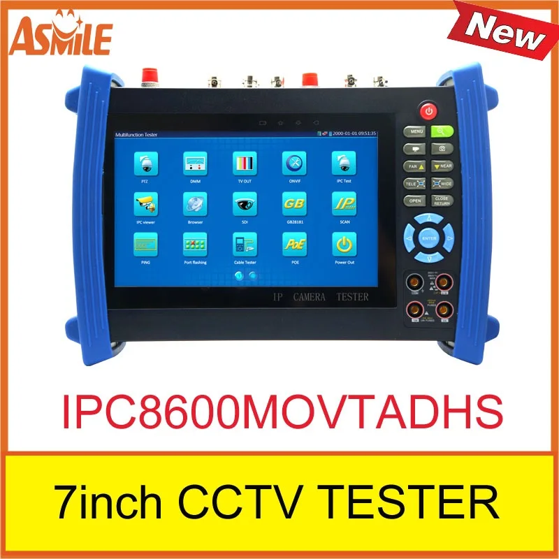 2017 Многофункциональный IPC 8600MOVTADHS 7 ''сенсорный экран IP аналоговый TVI CVI AHD SDI