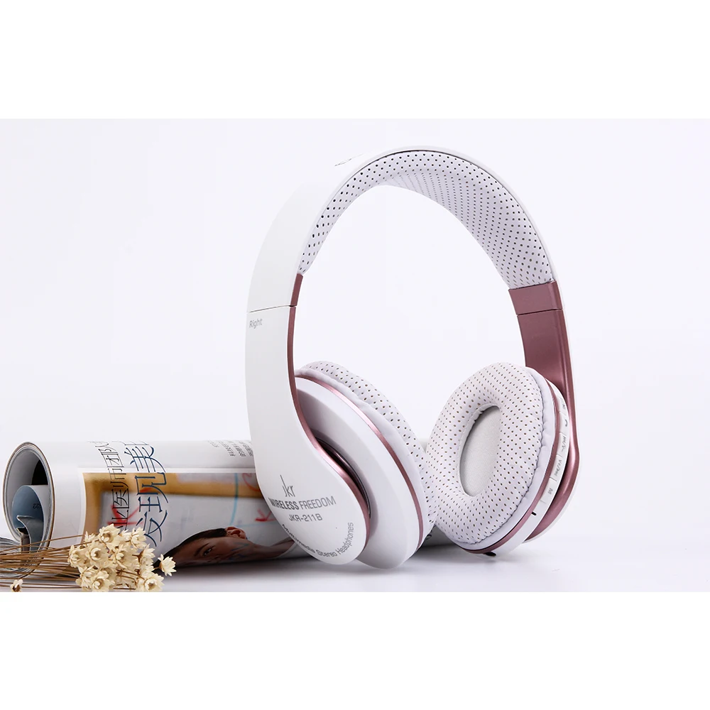 JKR 211B складная стерео Бас Спорт Беспроводной гарнитура Bluetooth наушники с