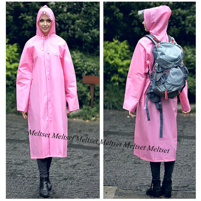 EVA дождевик для велосипеда путешествий на открытом воздухе пончо рюкзак