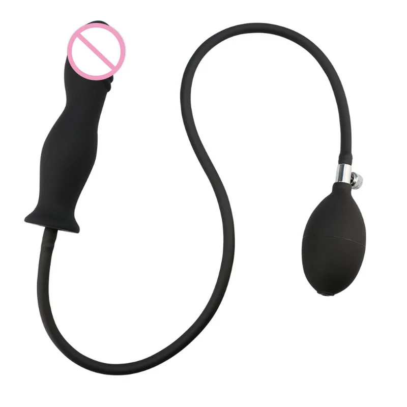Силиконовая Анальная пробка надувать расширяемый анальный расширитель