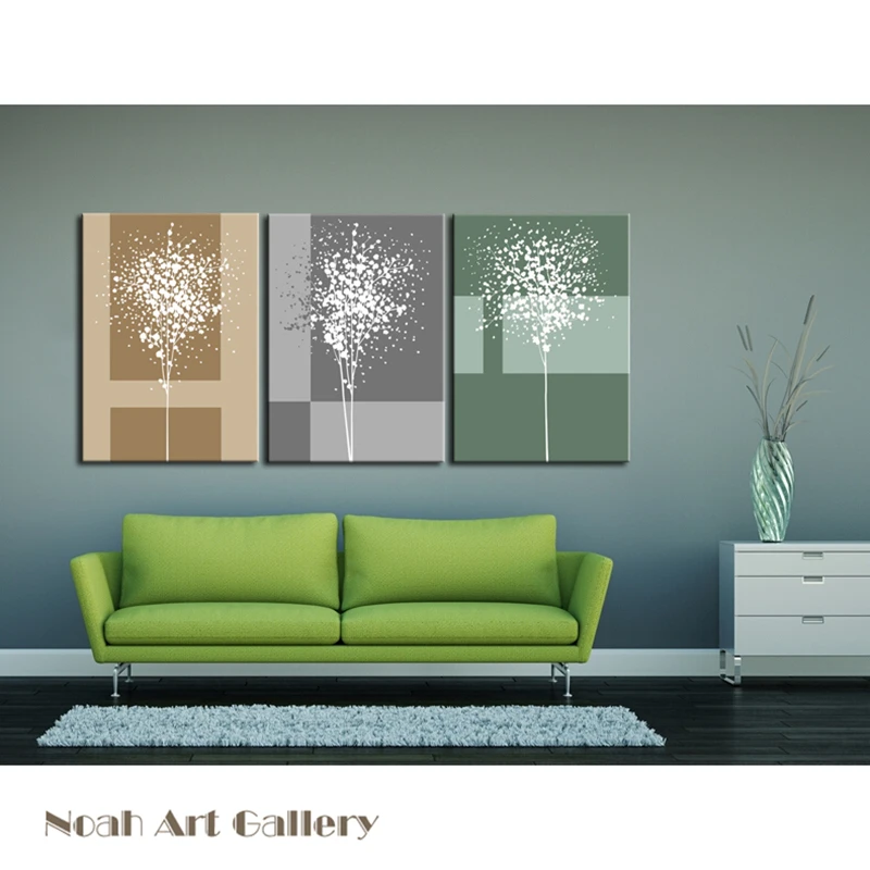 3 Панели/комплект Абстрактная Картина на холсте без рамки | Дом и сад