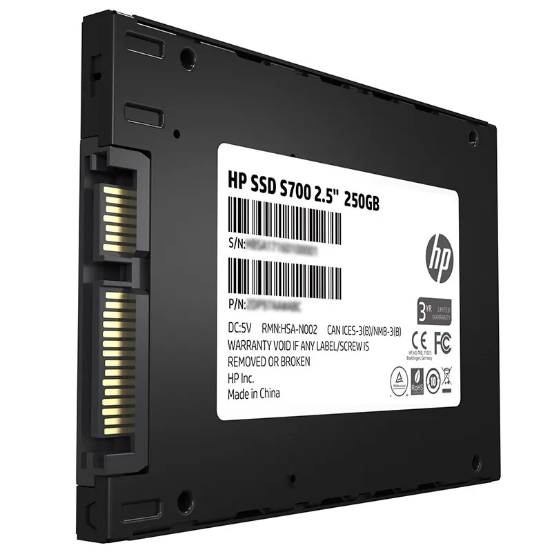 Hp SSD S700 2 5 250GB SATA3 3D NAND Внутренний твердотельный накопитель HDD жесткий диск HD для