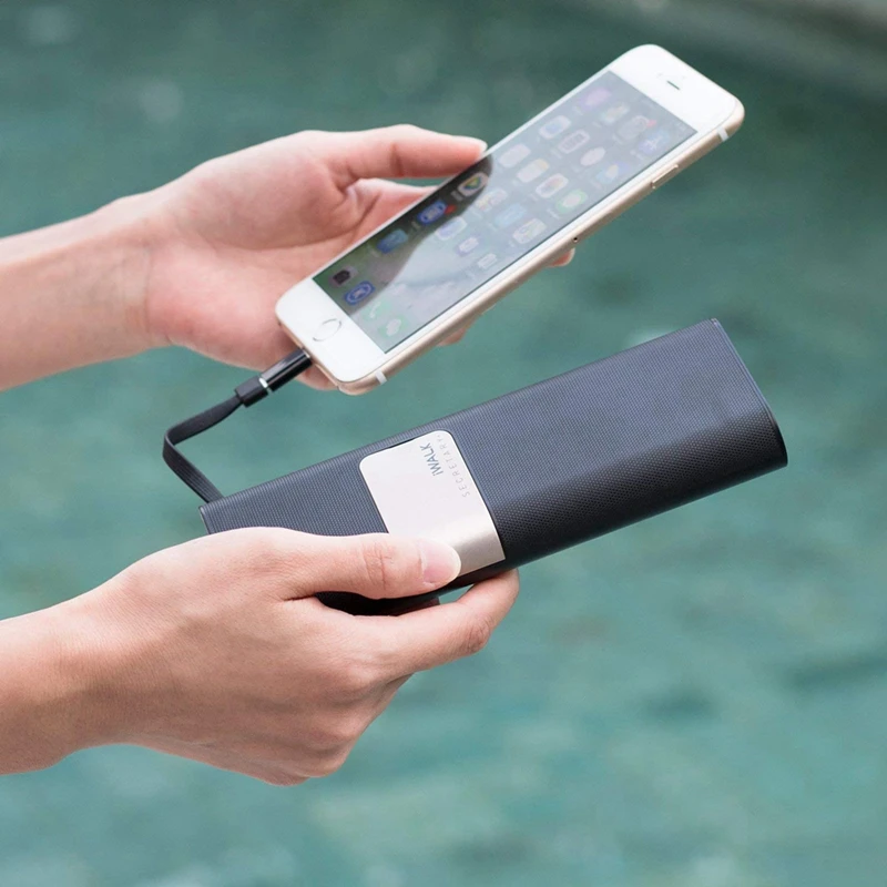 Внешний аккумулятор iWalk 20000 мАч быстрая зарядка QC 3 0 внешний USB C с кабелем Type для