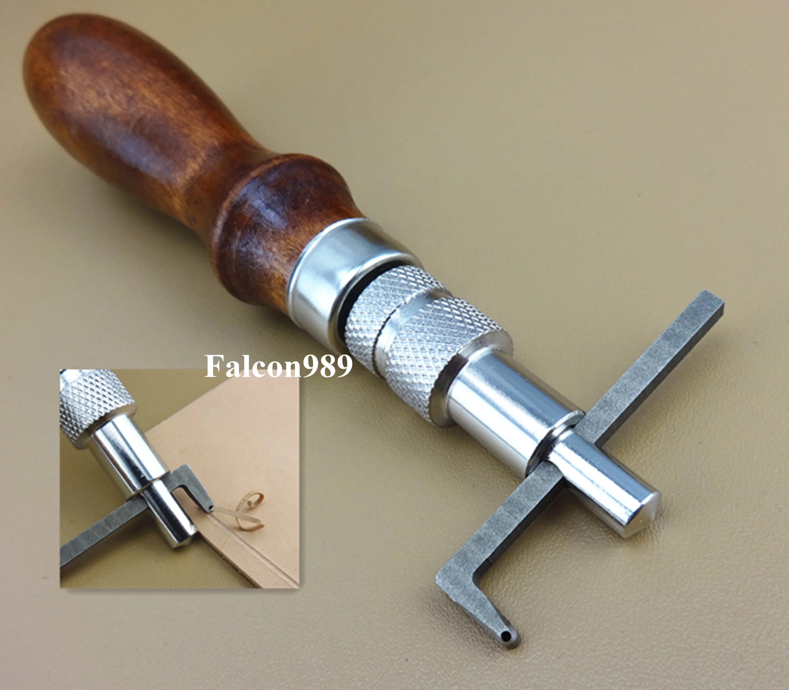 8pcs Leather Craft Lacing Chisel Edge Groover Skiving Slicker Awl Tool Kit Set - Sewing Stitching Carving Stamping Knife Cutter | Дом и сад