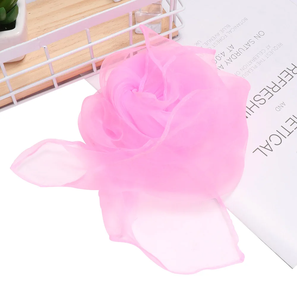 2 шт./компл. лидер продаж женский красочный шифоновый шейный шарф из органзы на