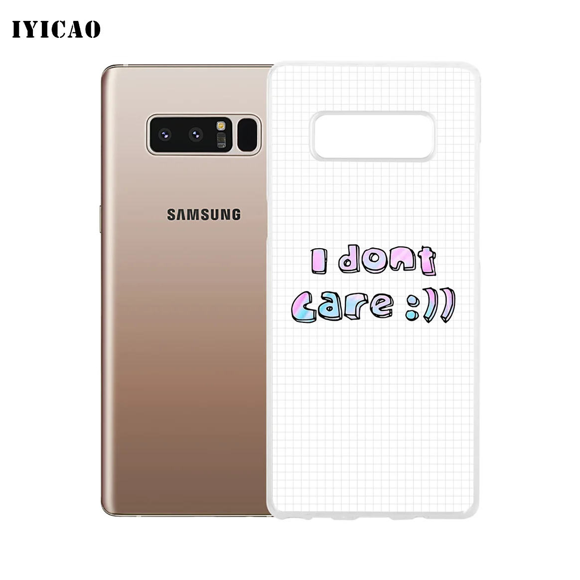 Чехол для телефона IYICAO Ed Sheeran I Don't Care мягкий силиконовый чехол Samsung A5 A6 Plus A7 A8 A9 J3 J5