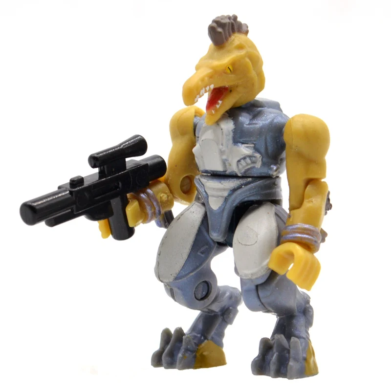 1 Piece MB11 Одна Halo строительные блоки с пистолетами Монстры люди воины Спартанские войны игры ковенанты Кирпичи Детские игрушки - Цвет: 1 Piece MB11