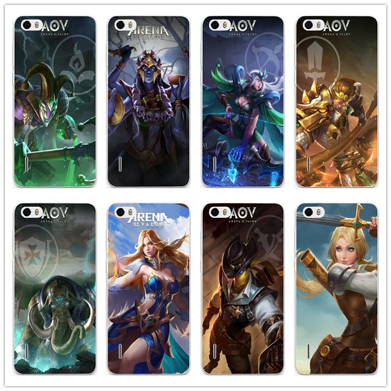 Arena Of Valor Aov чехол для телефона из мягкого силикона ТПУ с рисунком телефонные чехлы