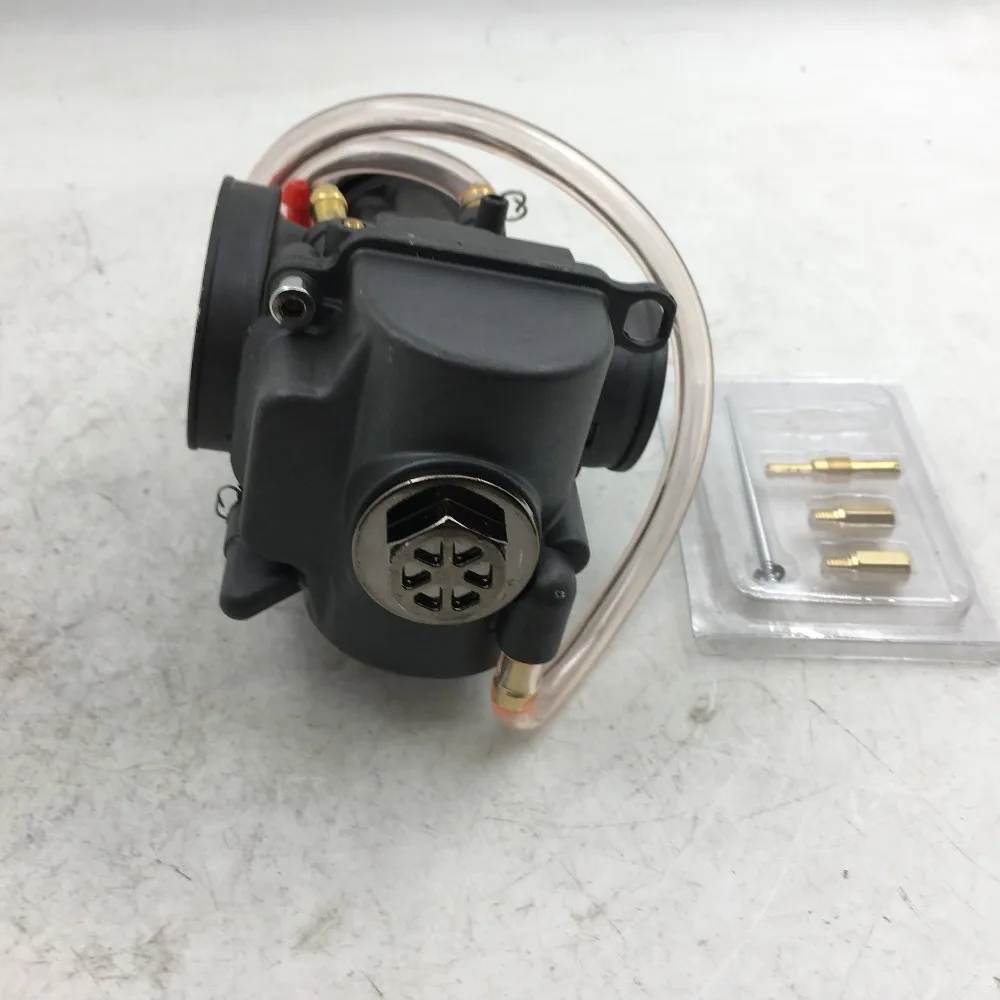 SherryBerg PWK30 30 мм Черный карбюратор гоночная круглая головка для Keihin Carb 30PWK для YAMAHA Универсальный Гоночный карбюратор vergaser