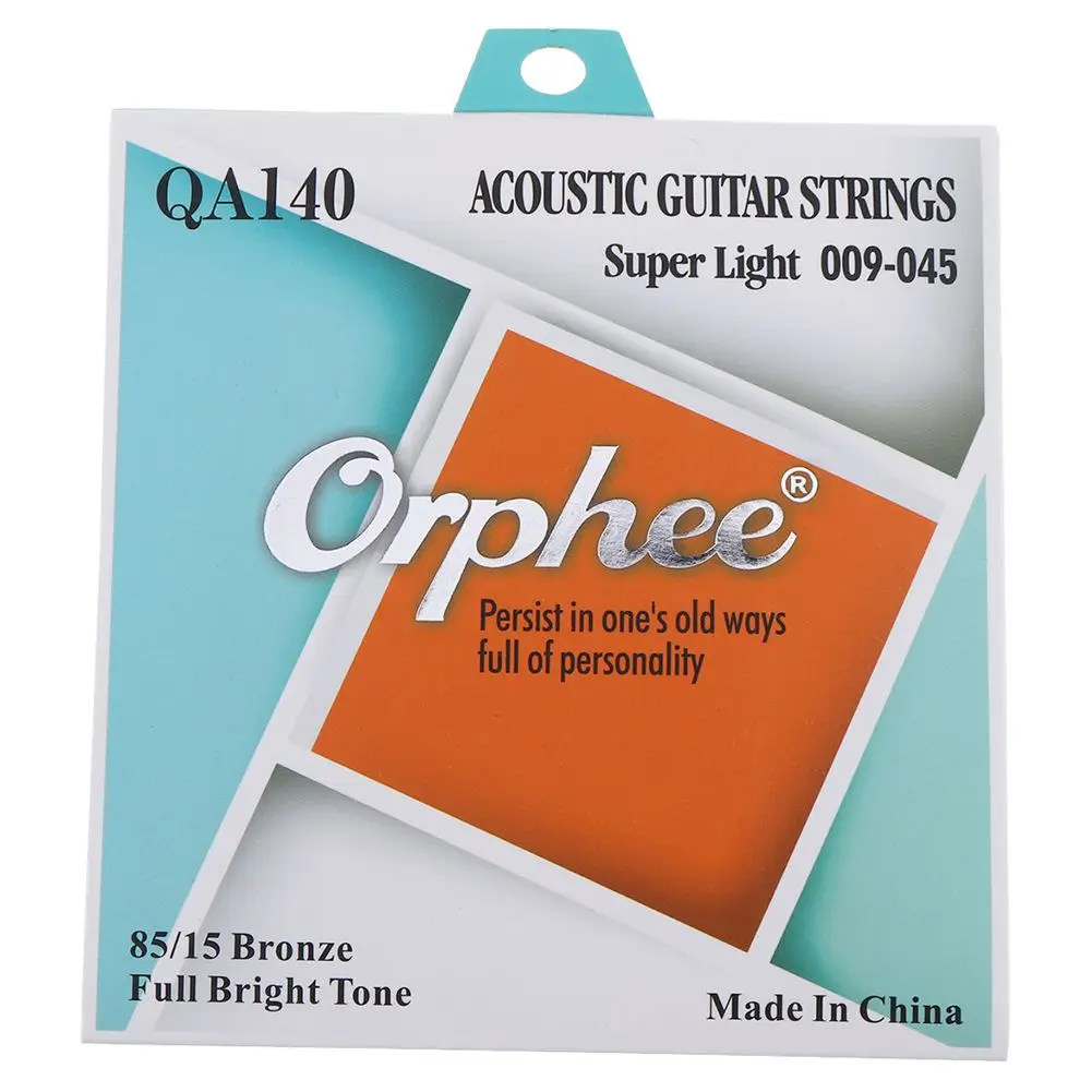 SEWS-Orphee 6 шт./компл. QA140 Средний супер легкий Экстра свет акустические гитарные