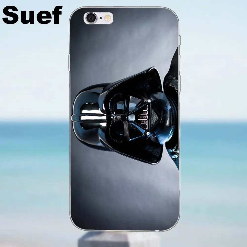 ТПУ чехлы для телефонов Дарт Вейдер Звезда смерти iPhone X 4 4S 5 5S 5C SE 6 6S 7 8 Plus Galaxy J1 J3 J5 J7