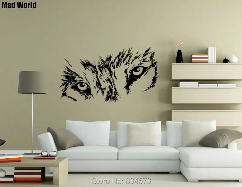 Безумный мир-Волк Средства ухода для век зверь диких животных стены Книги по