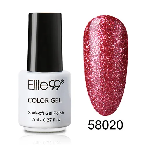 58020 Elite99 Bling 7 мл неоновый Гель-лак для ногтей 12 цветов замачиваемый УФ светодиодный Гель-лак для нейл-арта Vernis долговечные гель-лаки - Цвет: 58020