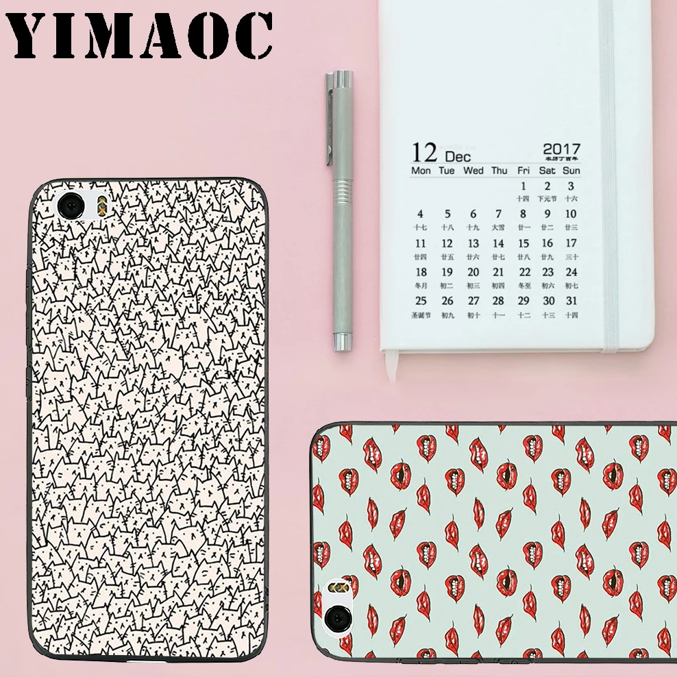 YIMAOC много кошек искусство Мягкий силиконовый чехол для Xiao mi Red 6 Note 4X 4A 5A 5 Plus A1 A2 Pro
