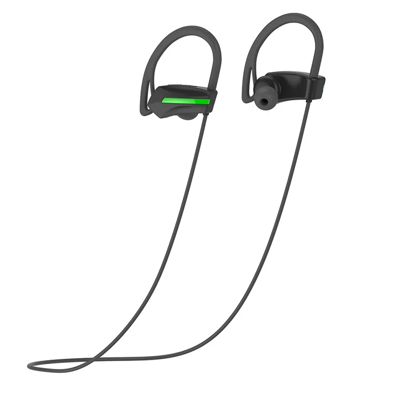 Bluetooth наушники IPX7 водонепроницаемые беспроводные спортивные басы bluetooth микрофон