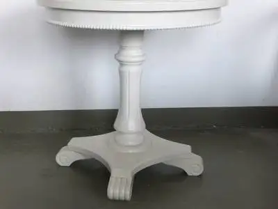 white 60x60xH60 cm Рекламный европейский античный деревянный круглый стол журнальный столик маленький круглый стол журнальный столик - Цвет: white 60x60xH60 cm