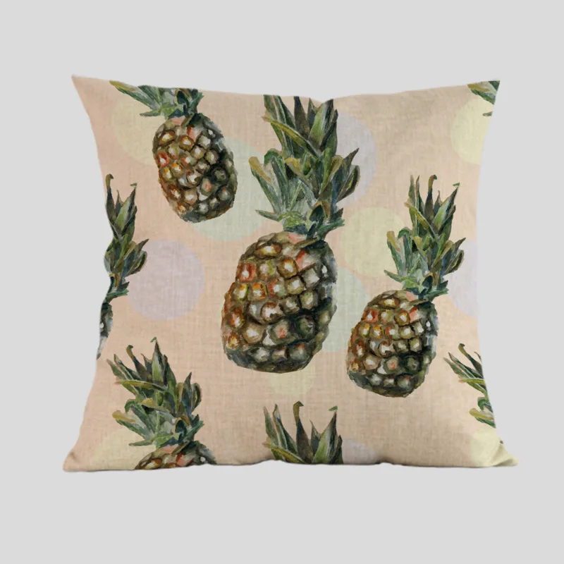 Искусственные Чехлы для подушек с птицами пальмами декоративные льняные