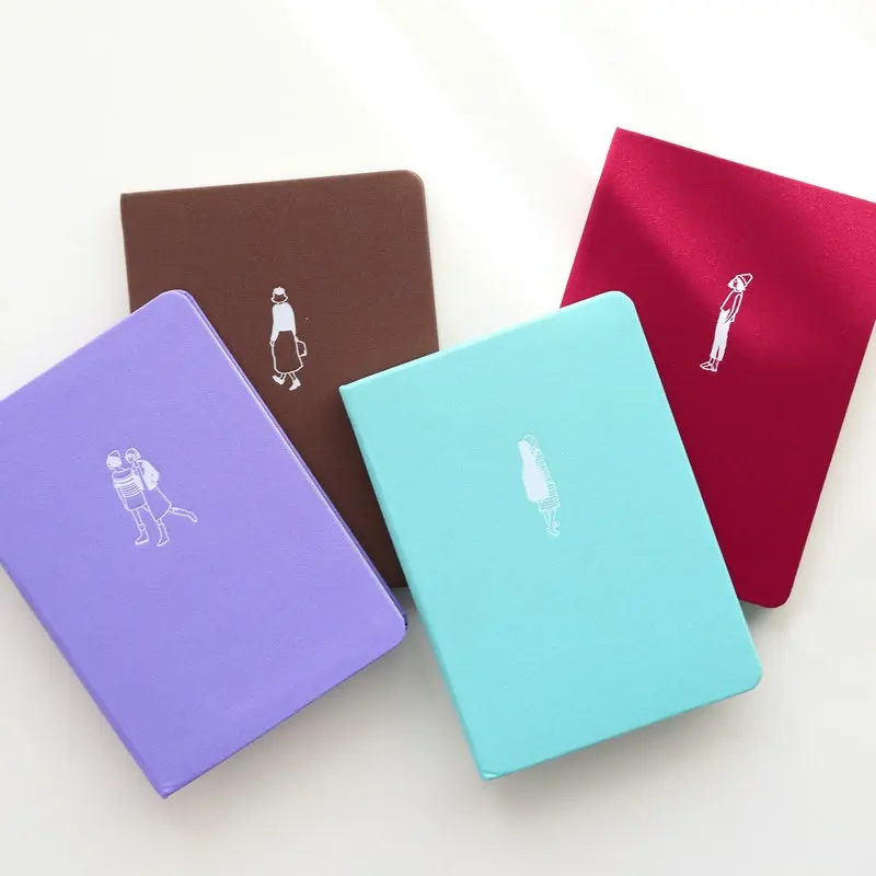 

Новый милый блокнот A5, уличный дневник, книга с горизонтальными линиями, чистый страничный дневник в твердой обложке, корейские канцелярски...