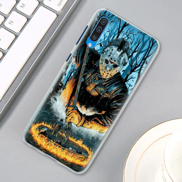 02 Чехол для samsung Galaxy A30 A40 A50 A70 A6 A8 Plus A7 A9 M30 чехол для телефона C на Хэллоуин - Цвет: 02
