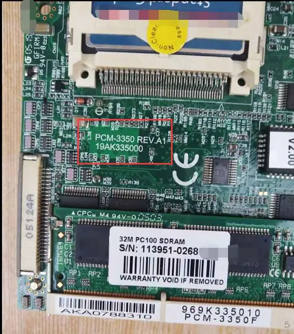 OK безвентиляторный IPC Процессор доска PCM-3350 REV. A1 PC/104 Встроенная Промышленная материнская плата PC104 материнская плата с LX800 памяти