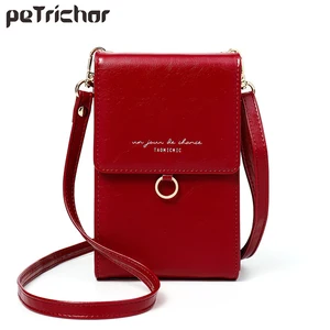 Роскошная женская сумка-мессенджер для телефона, кожаные маленькие летние сумки на плечо, Дамские кошельки для мелочи, модный брендовый Дамский бумажник через плечо