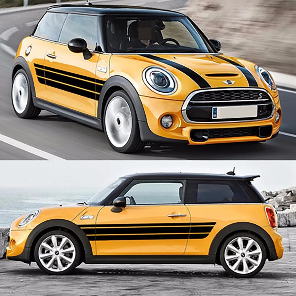 Наклейка для украшения автомобильной двери Roker панель Mini Cooperclubman countryman hardtop R50 R53 R55