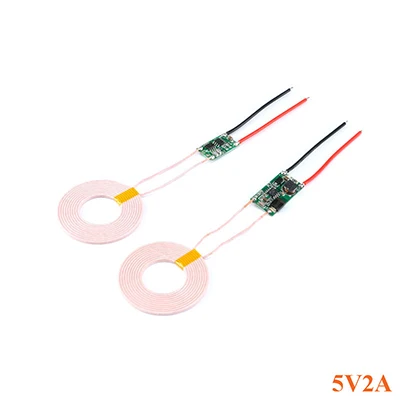 5V2A 5v 1A/5V 2A модуль беспроводного зарядного устройства большой ток беспроводной модуль питания передатчик приемник зарядная катушка модуль DIY - Цвет: 5V2A